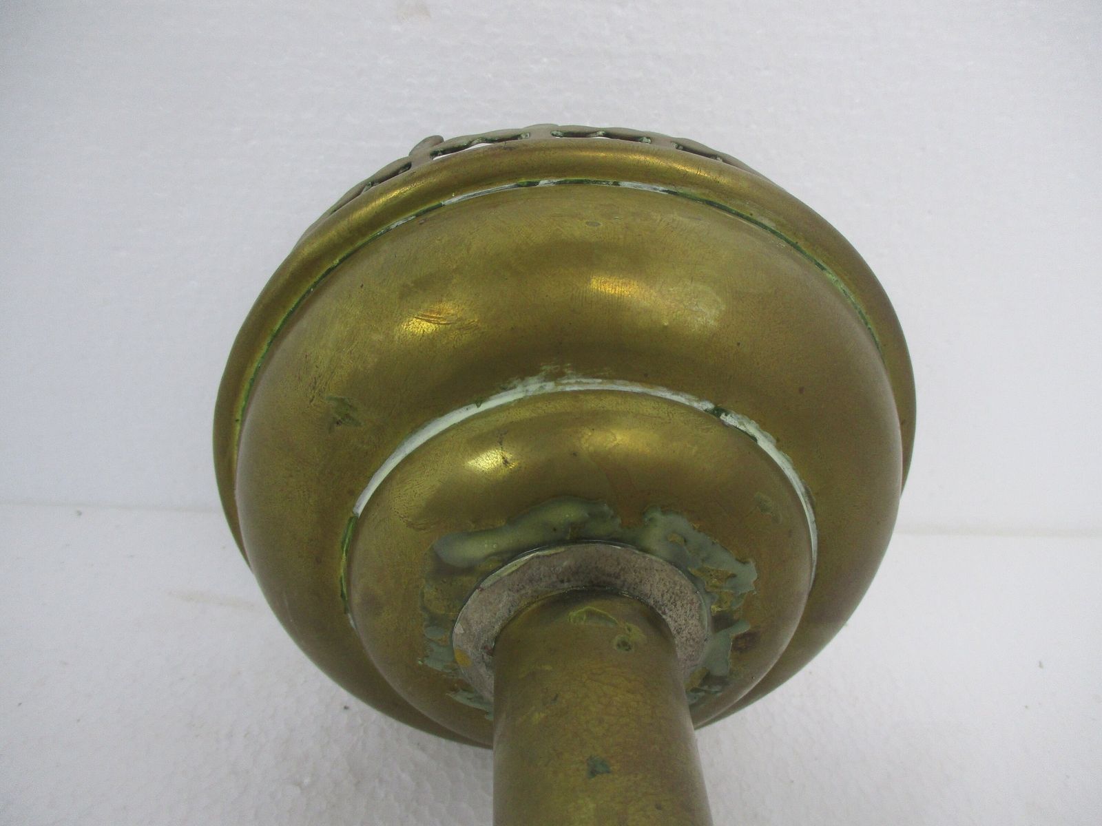 Antique Candle Holder Candle Stick Church  Chapel Altar Monastery Brass 24.4&Quo photo buy