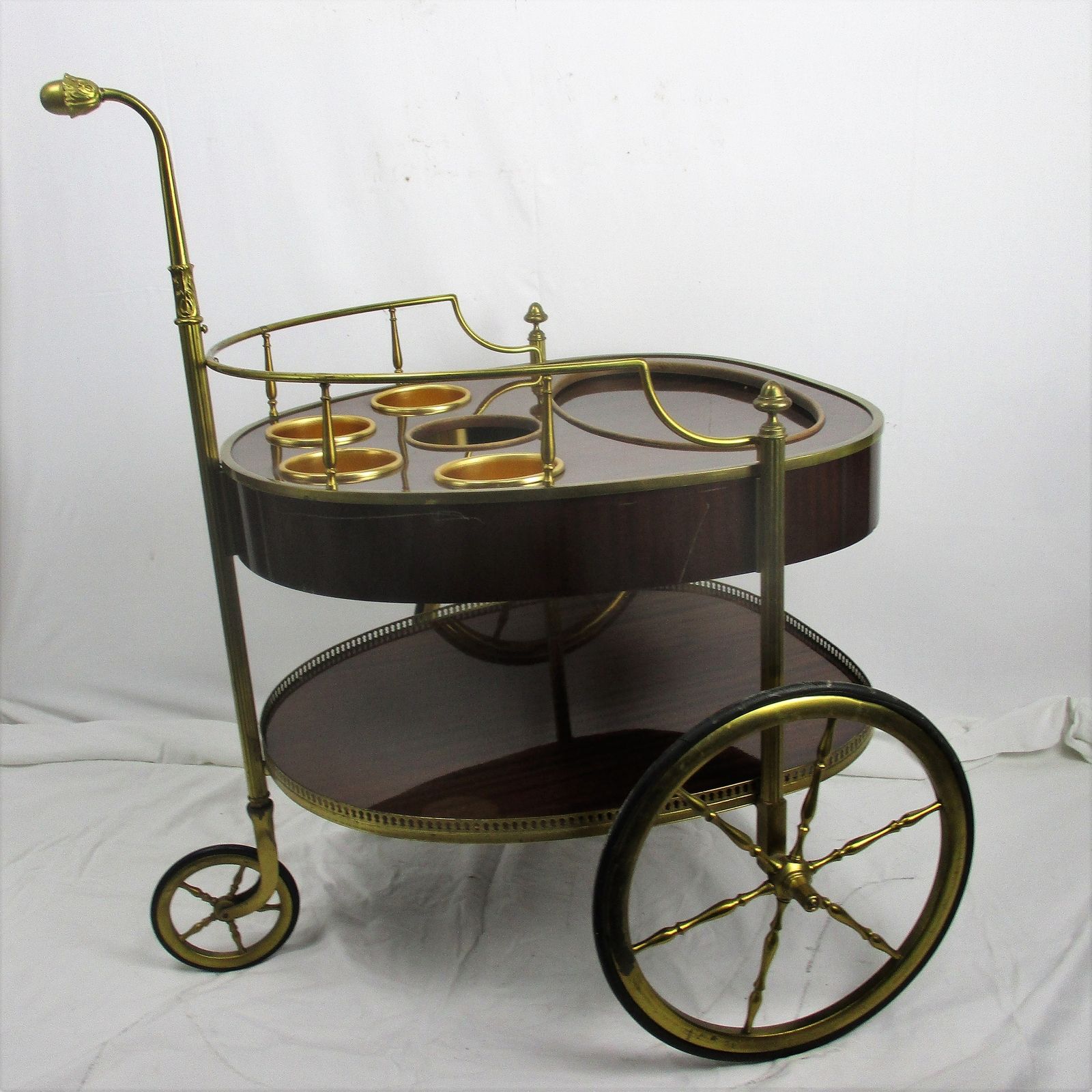 photo for sale Stunning Design Bar Cocktail Tea Cart Trolley Kitchen Funky Extremely Rare Wow