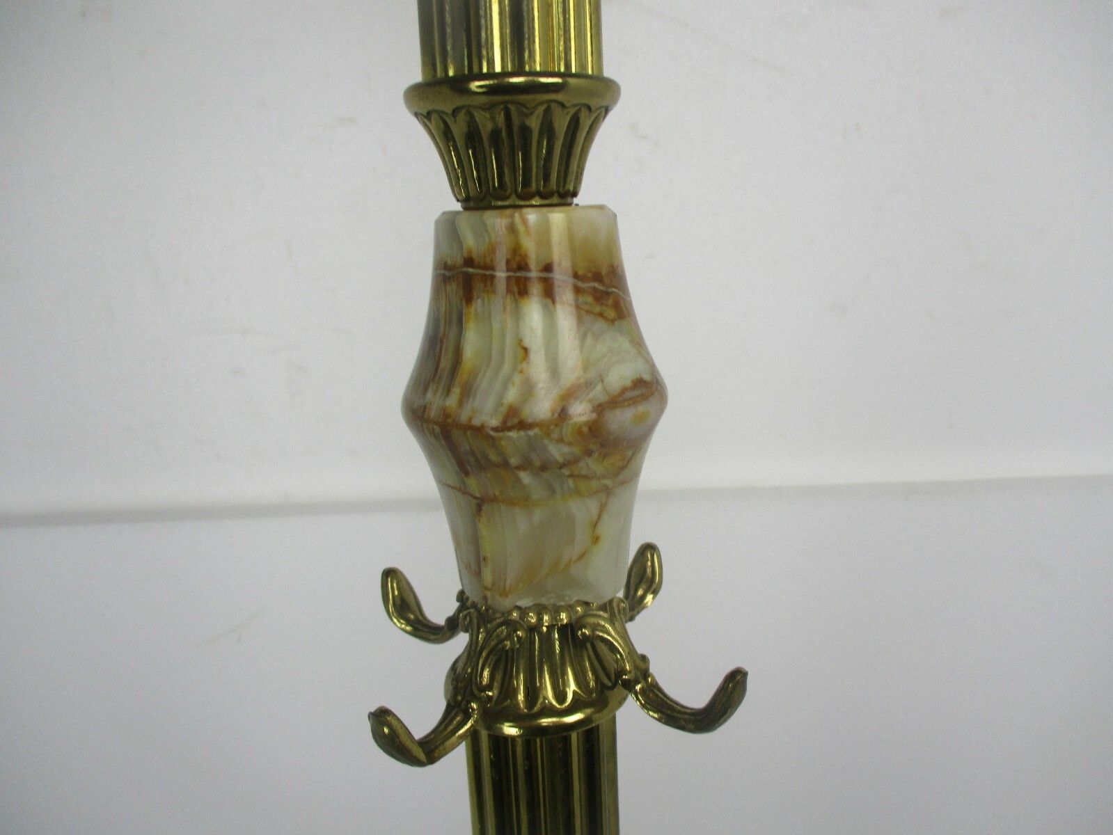 Standing Hall Tree Coat Hallway Rack Onyx Piece Brass Mermaids Base Eyecatcher photo Furniture