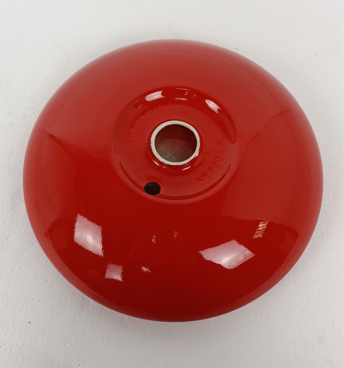 Pino Spagnolo For Sicart Italy, 1960/70's Space Age Dish Bowl Collector Red Ce photo vintage