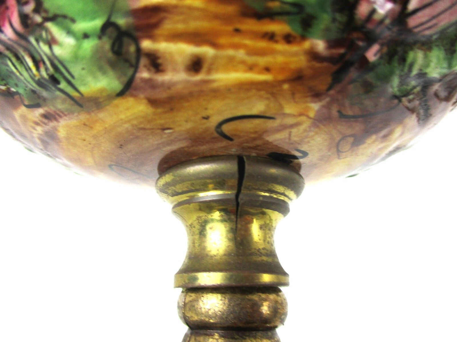 photo for sale Capodimonte Style Chandelier 6 Arm Italian Porcelain Gorgeous Putti Figurines