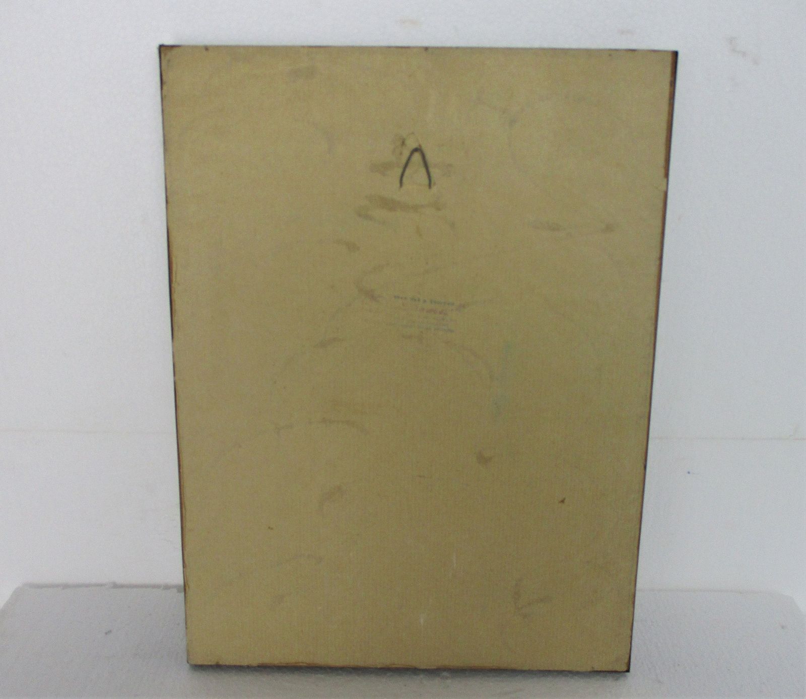 Shadow Box Shrine Wall Glass Panel Lovely Religious Scene Jesus Christ Carrying photo vinterior
