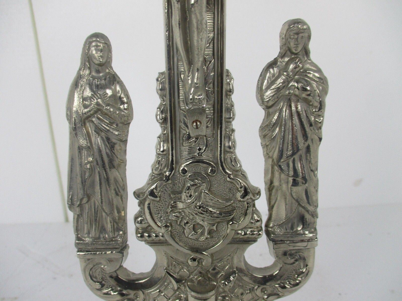 Standing Crucifix Cross Saint John Saint Mary  Magdalene Golgotha Apostles Ornat photo Home Decor
