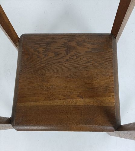 photo furniture Antique Art Nouveau 3 Tier Pedestal Plant Stand Carved Wood Side Table Gorgeous