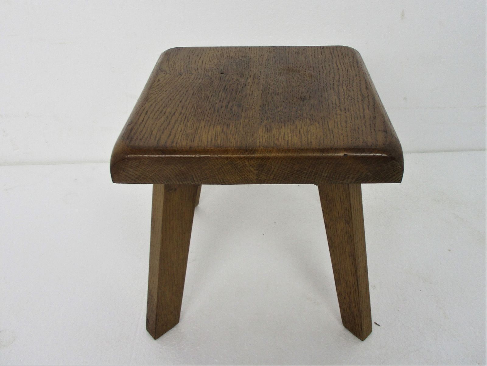 Square! Milk Milking Stool Farmhouse Country Barn Style Side Display Table Pedes photo Furniture