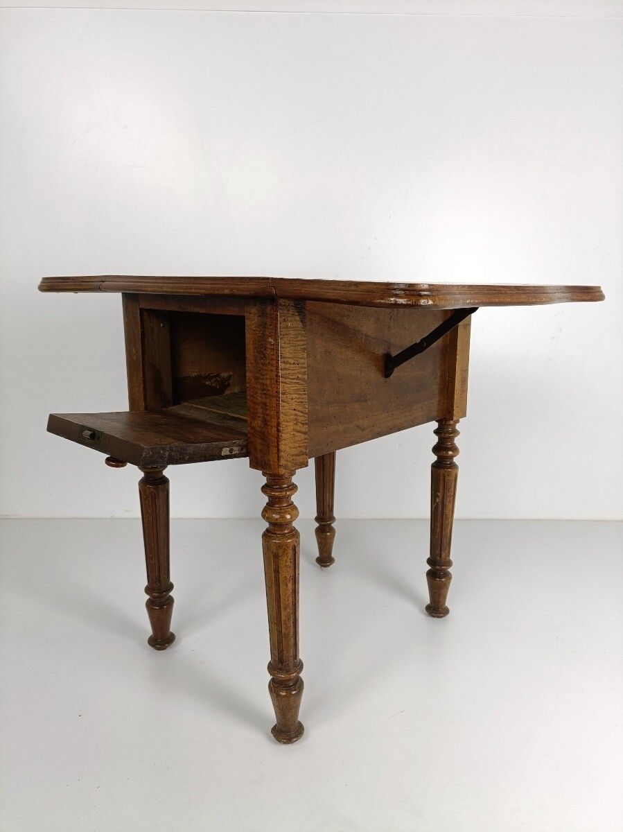 Antique Table Cabinet Gateway Chest Of Drawers Wood Gorgeous Rare Side Table photo vintage