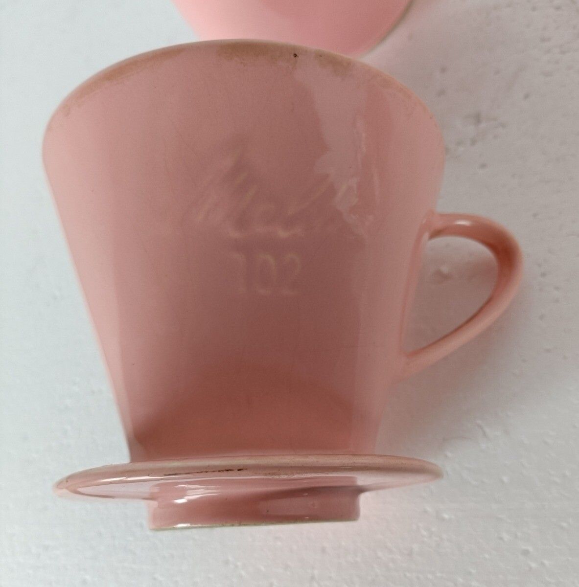 Set Antique Pink Porcelain Melitta Art Deco Teapot Coffee Pot Filters photo Home Decor
