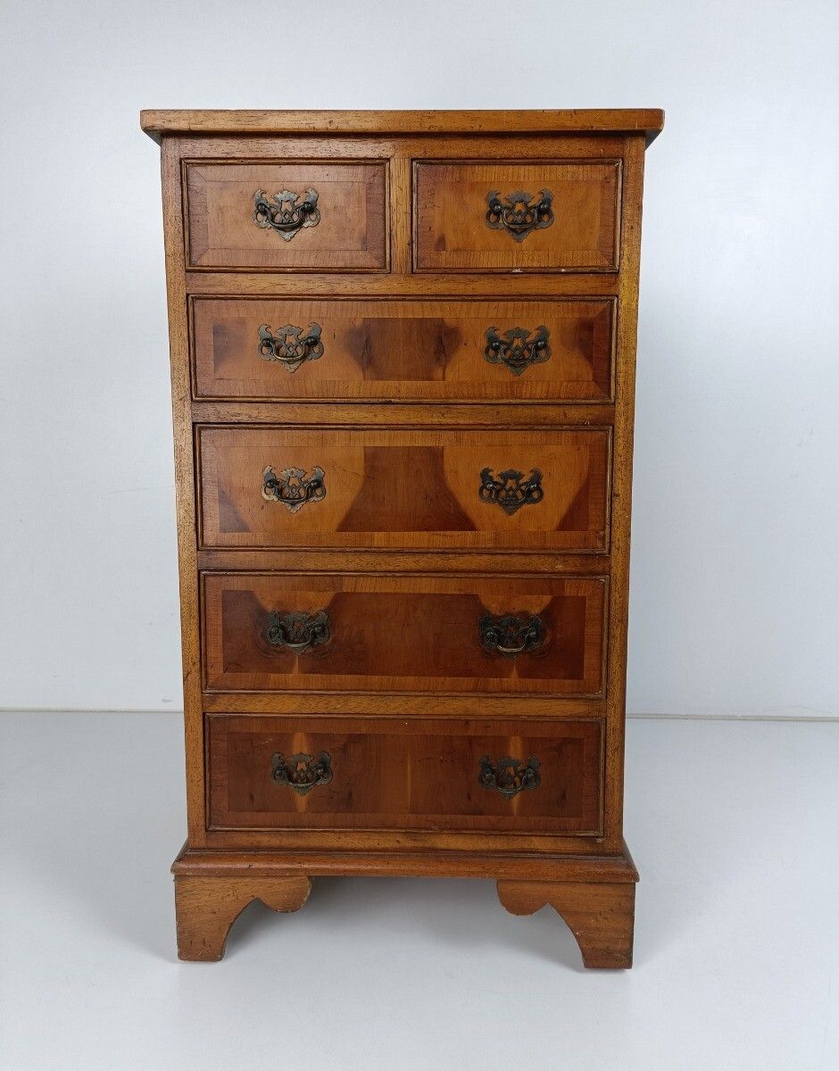 Chest Of Drawers Archive  Cabinet Hallway End Table Nightstand Carved Wood Inlay photo buy