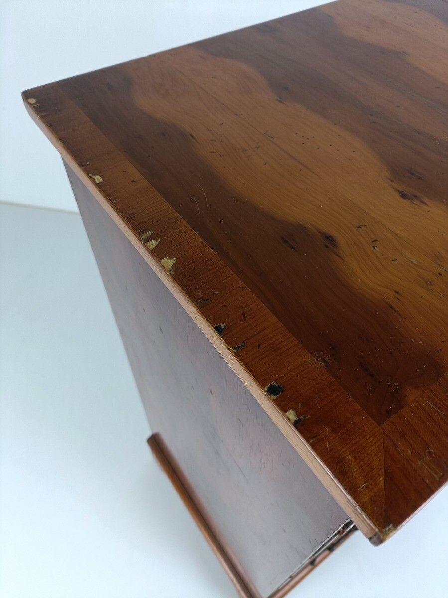 photo for sale Chest Of Drawers Archive  Cabinet Hallway End Table Nightstand Carved Wood Inlay