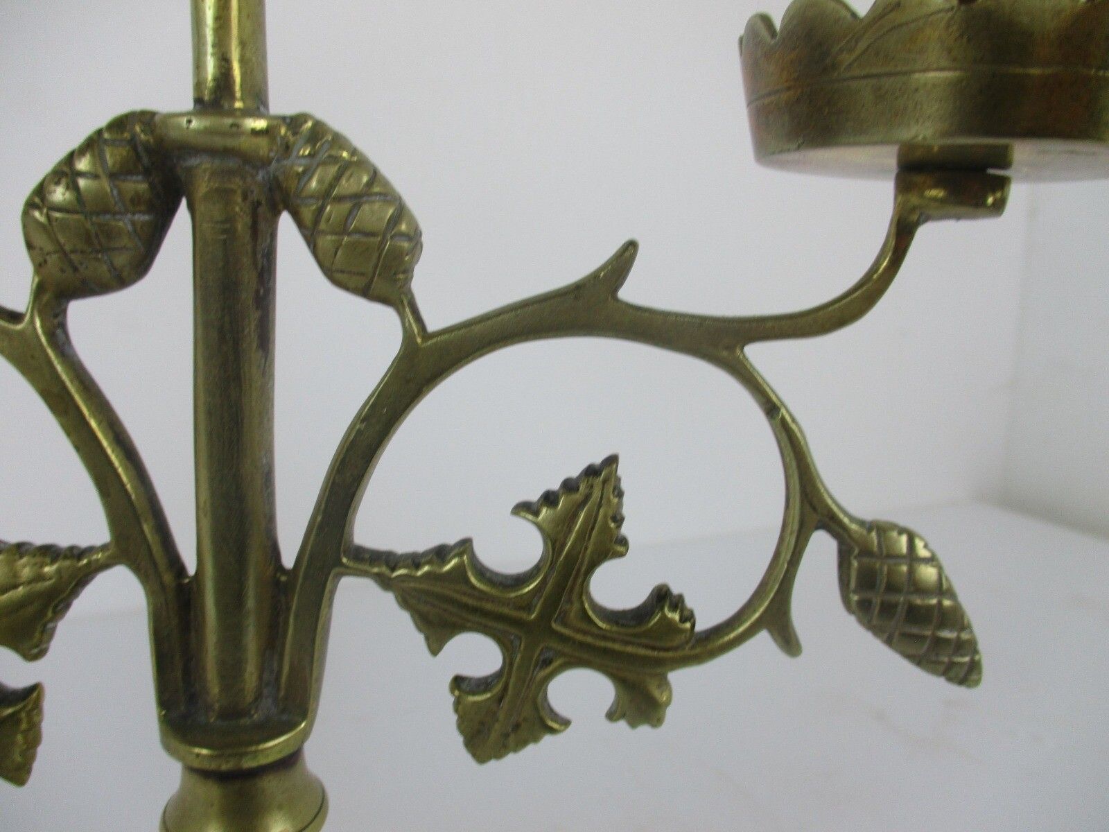 Couple Candle Holders Brass  Ornate Hollywood Regency Style Stylish Candelabra 3 photo 404.0