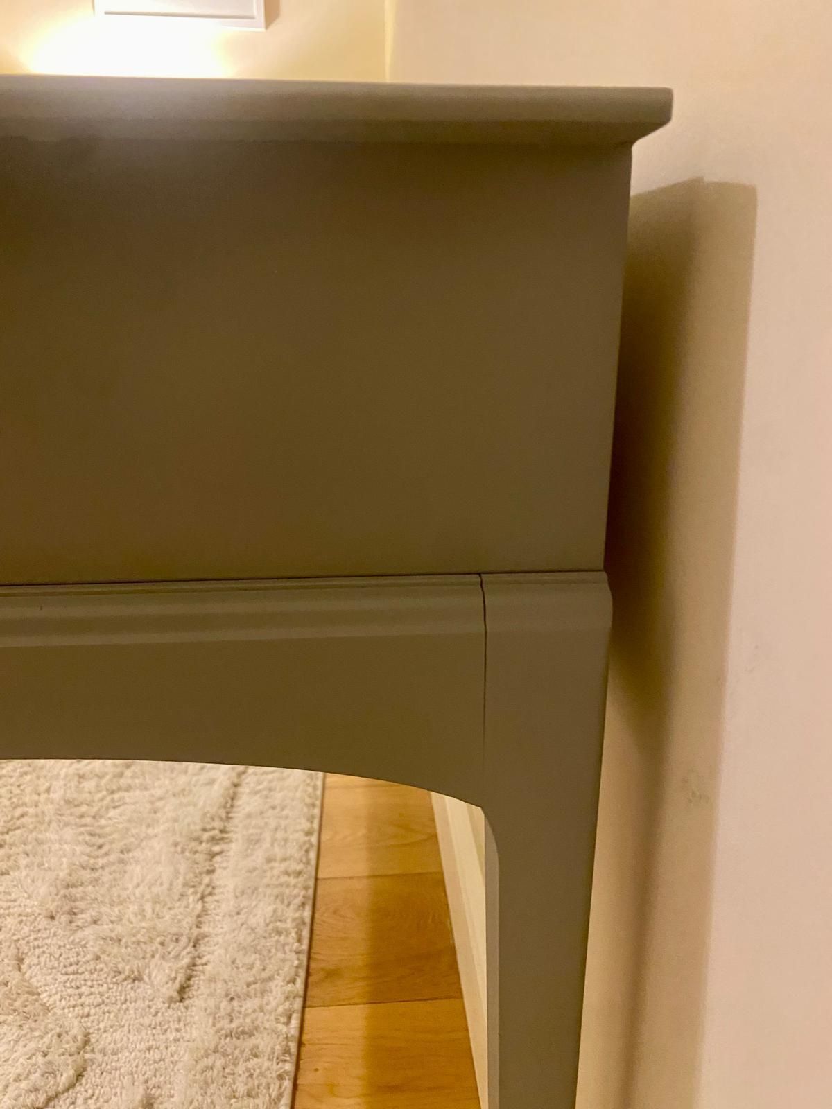 Elegant Stag Console Professionally Spray Painted In Farrow & Ball 'Plummett' (No. 272) photo buy