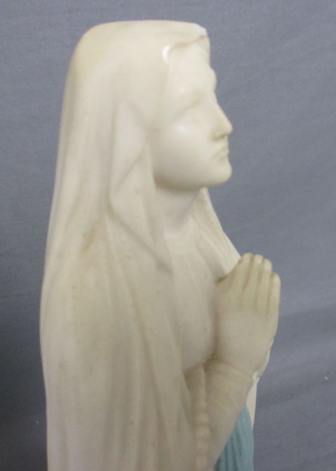 French Statue Virgin Mary Notre Dame De Lourdes Madonna Resin 11.61" photo 73.0