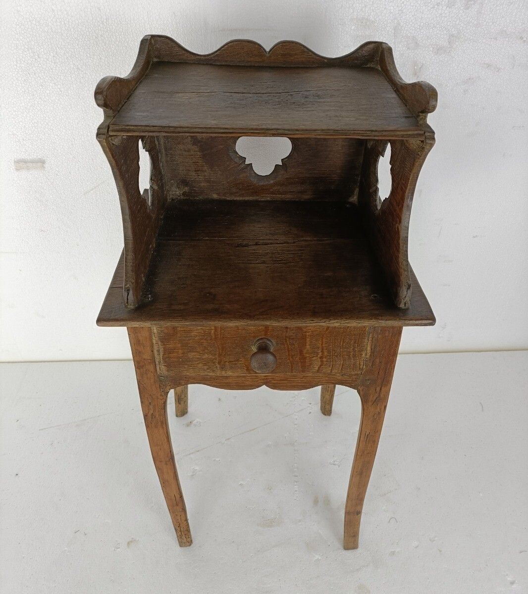 Antique 19th Century Cabinet Side Table Hallway Barn Farmhouse Style Wood photo for sale