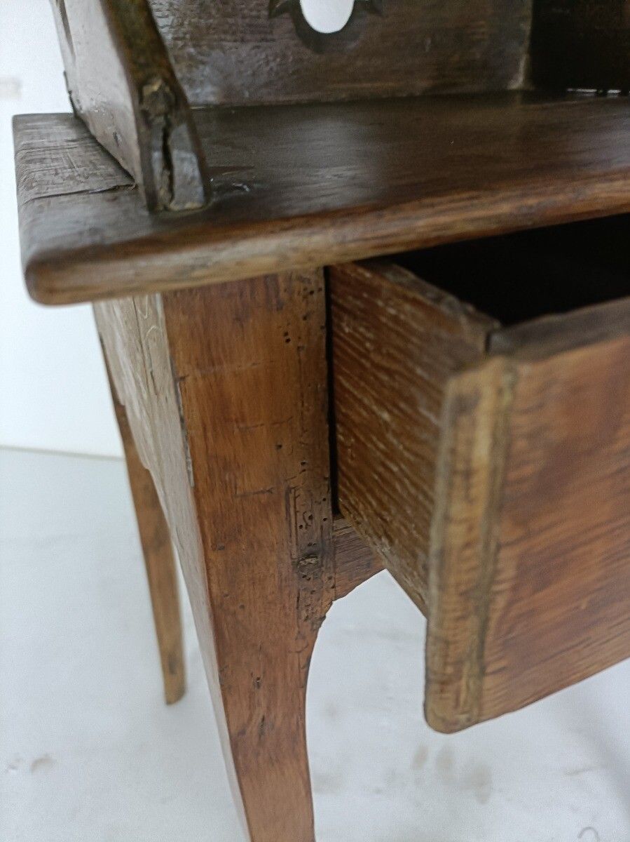Antique 19th Century Cabinet Side Table Hallway Barn Farmhouse Style Wood photo vintage