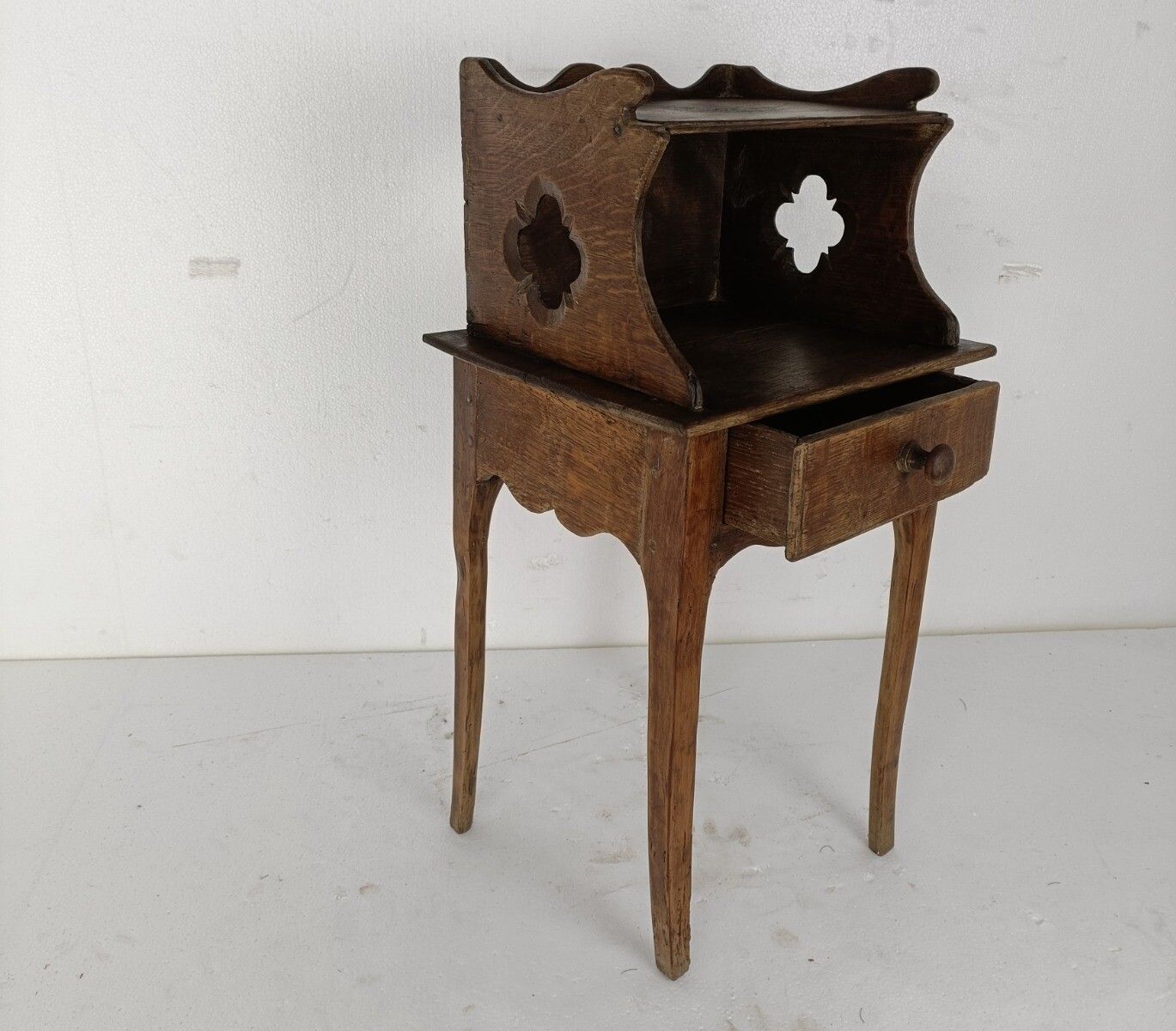 photo for sale Antique 19th Century Cabinet Side Table Hallway Barn Farmhouse Style Wood