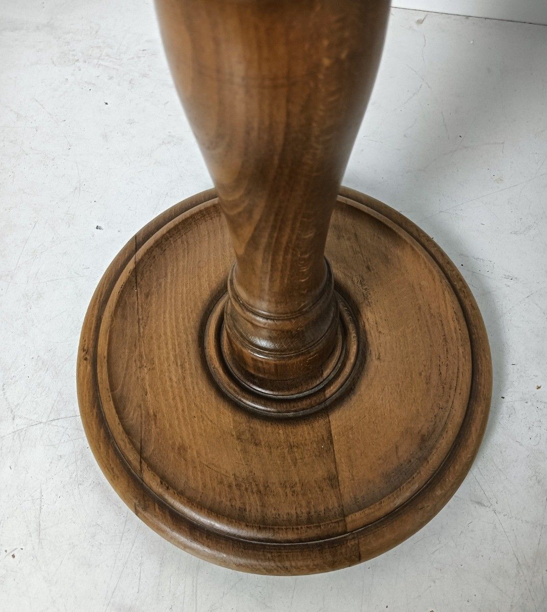 Vintage Carved Wooden Pedestal Stylish Plant Stand Bonsai Table Side Table Barn photo 126.0