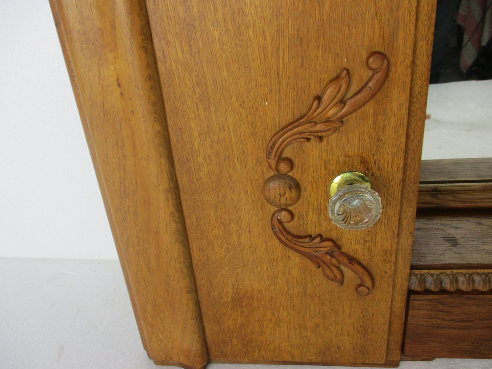 Large Double Apothecary Bathroom Medicine Kitchen Cabinet Wood Art Deco Gorgeous photo Furniture