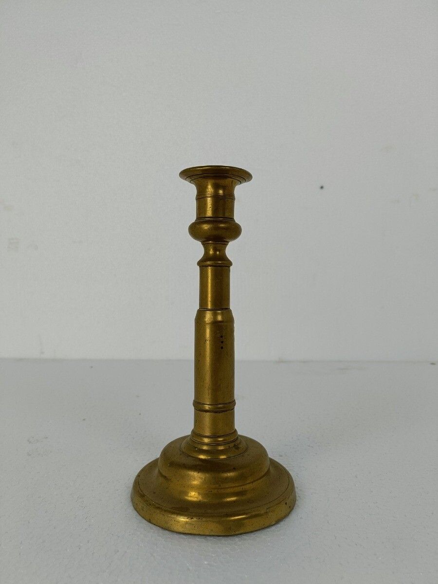 Antique Candle Holder Candle Stick Church  Brass Ornate Beautiful  Collector photo furniture