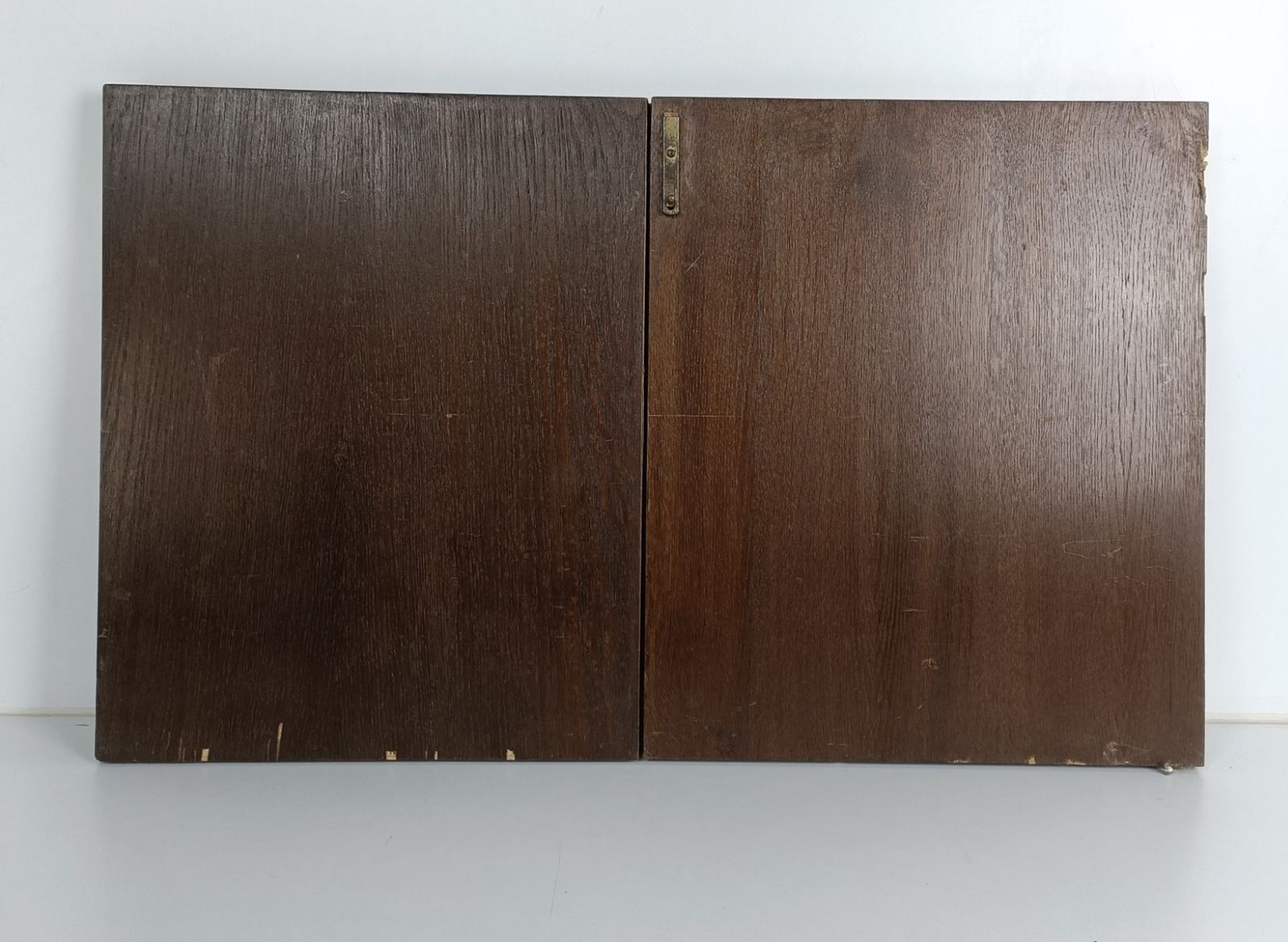 photo furniture Couple  Panels Antique Hand Carved Wood Knights Shields Reclaimed Cabinet Doors