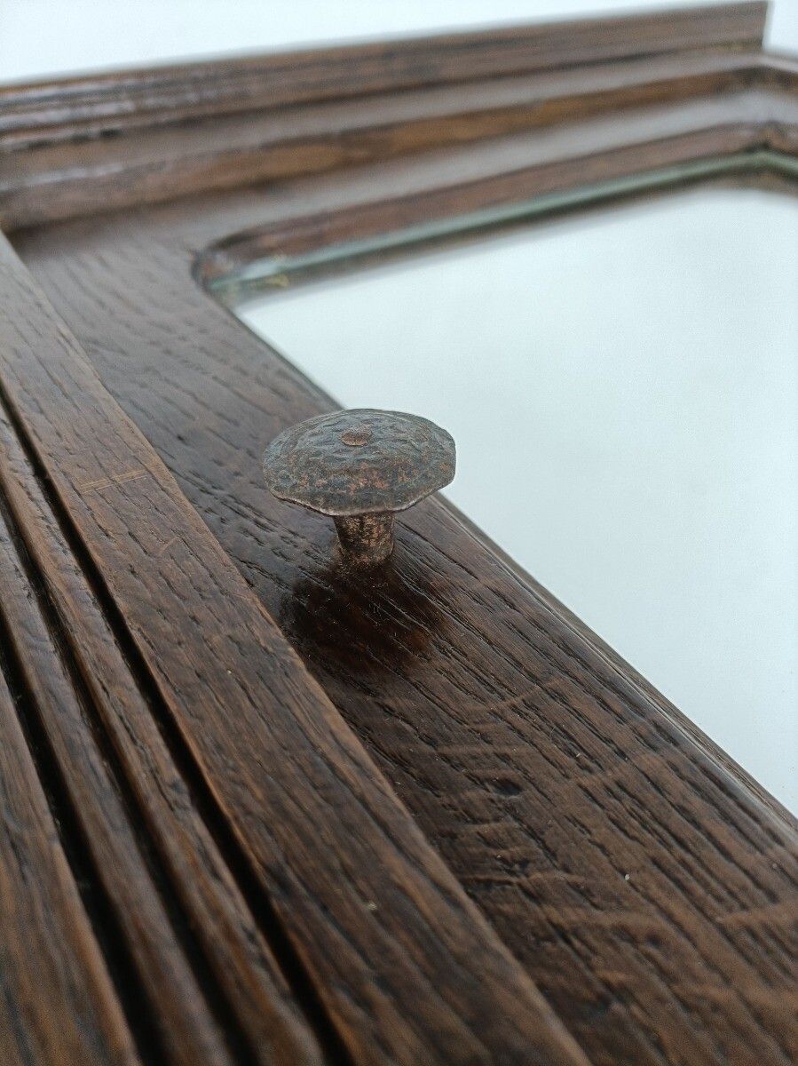 photo for sale Antique Medicine Apothecary Shaving Cabinet Bathroom Wall Hanging Wood