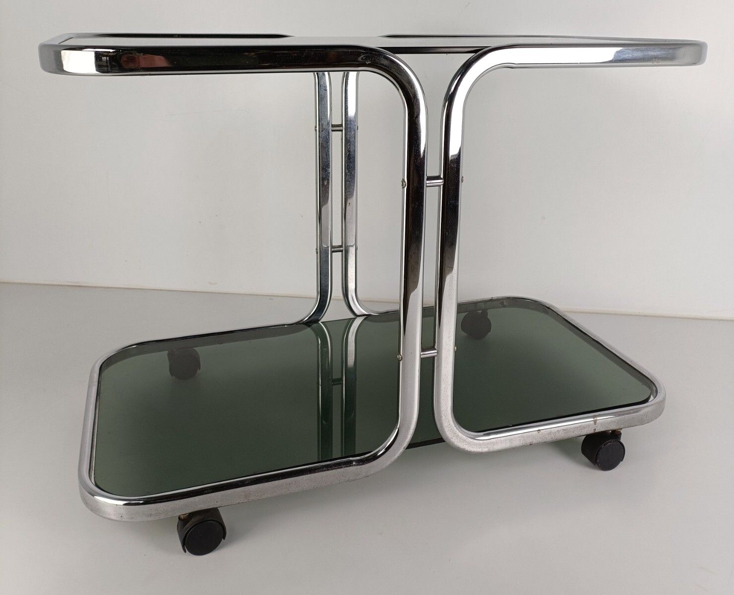 Bar Cocktail Stylish Tea Cart Trolley Hollywood Regency Kitchen Island Brass Smo photo 485.0