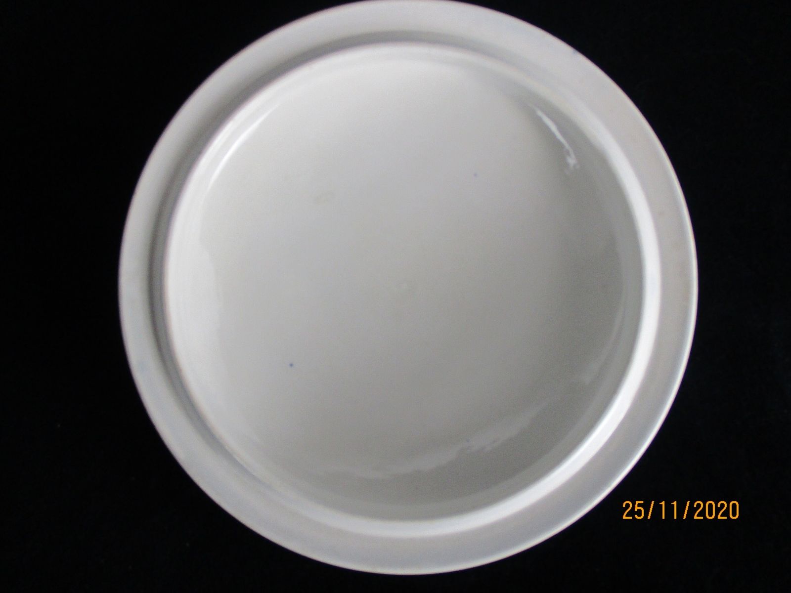 Antique Royal Copenhagen Blue Fluted Soup Tureen Dish Marked Sarreguemines 1875 photo 263.0