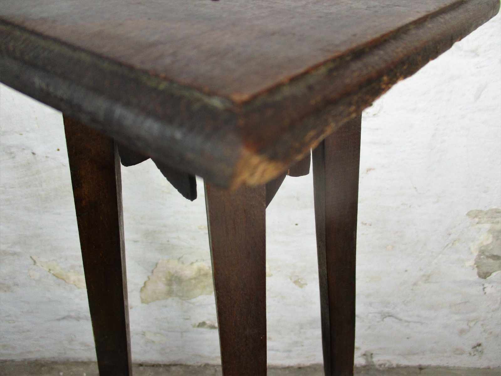 Art Nouveau Pedestal Table Plant Flower Stand Side Table Two Tier Art Deco  35" photo 185.0