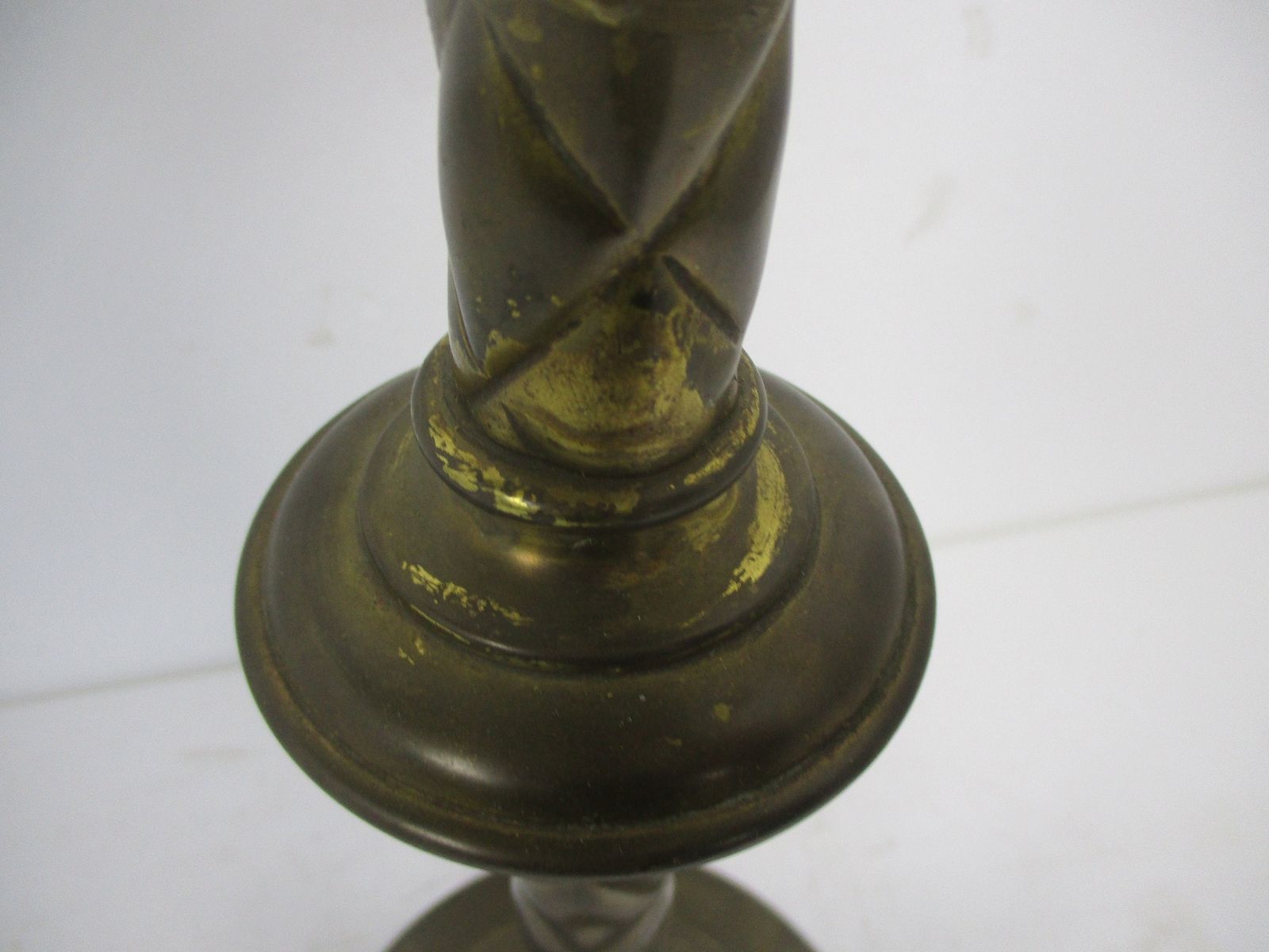 Antique Candle Holder Candle Stick Church  Chapel Altar Monastery Brass Gothic L photo vinterior