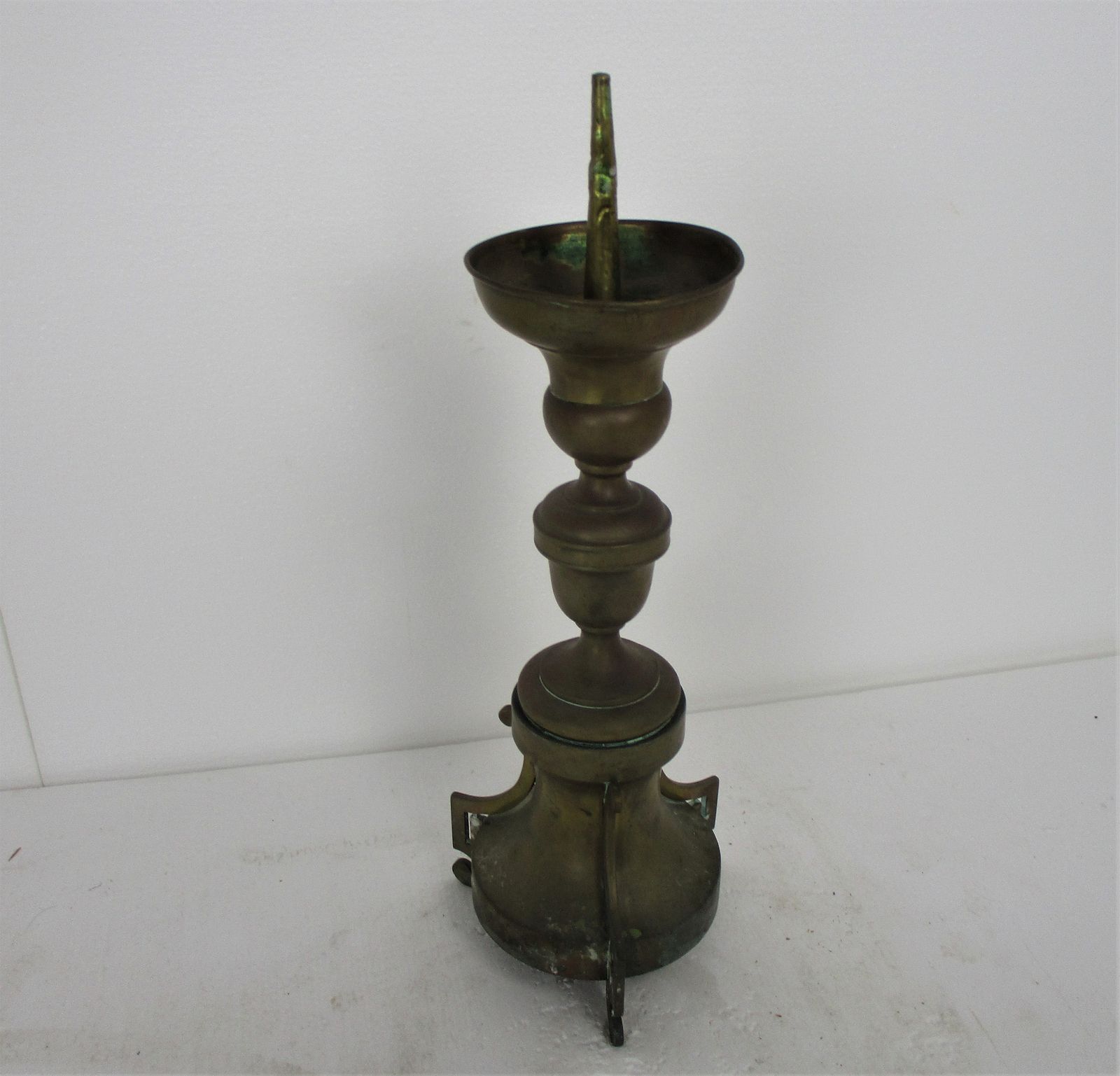 Antique Candle Holder Candle Stick  Brass  Art Nouveau 1900 Beautiful photo Home Decor
