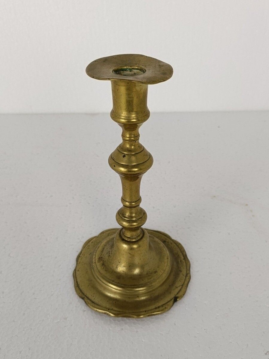 Louis XIV Antique Candle Stick Torch Candle Holder Brass 18th Century photo furniture