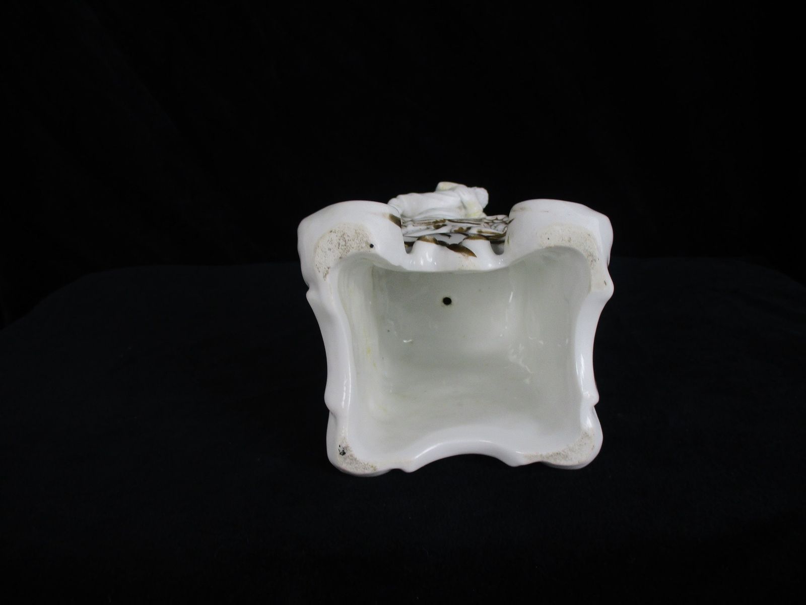 photo for sale Large Antique 1900 Vieux Paris Porcelain Bisque Statue Virgin Mary Madonna With