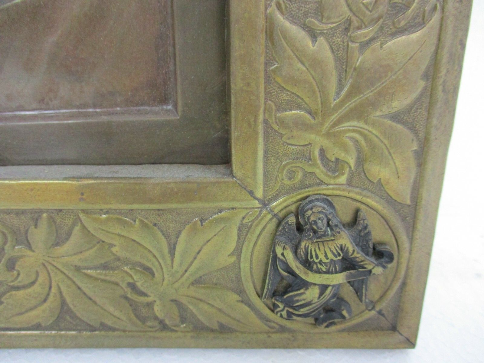 Jesus Christ Wall Hanging Tableaux Plaque With Evangelists Symbolism Verlinden photo 204.0