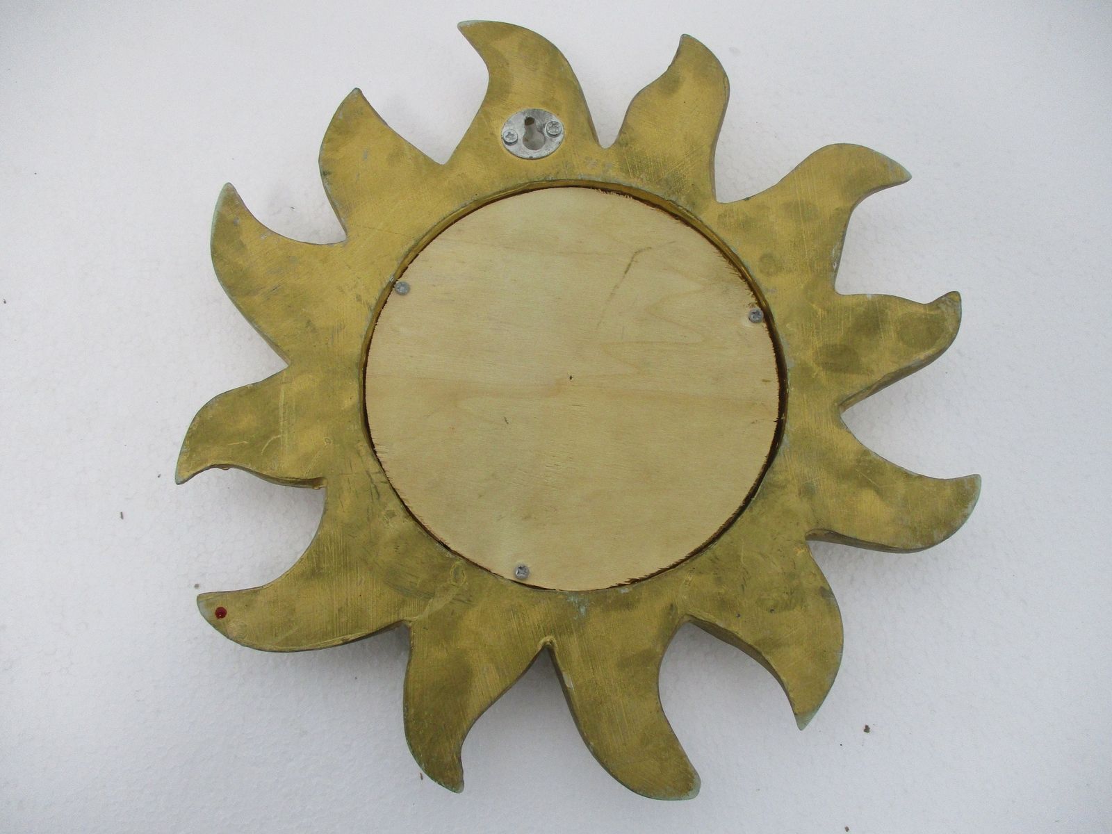 Small Sunburst Starburst Wall Glass Mirror Mid Century Modernist Resin Pop Art photo 101.0