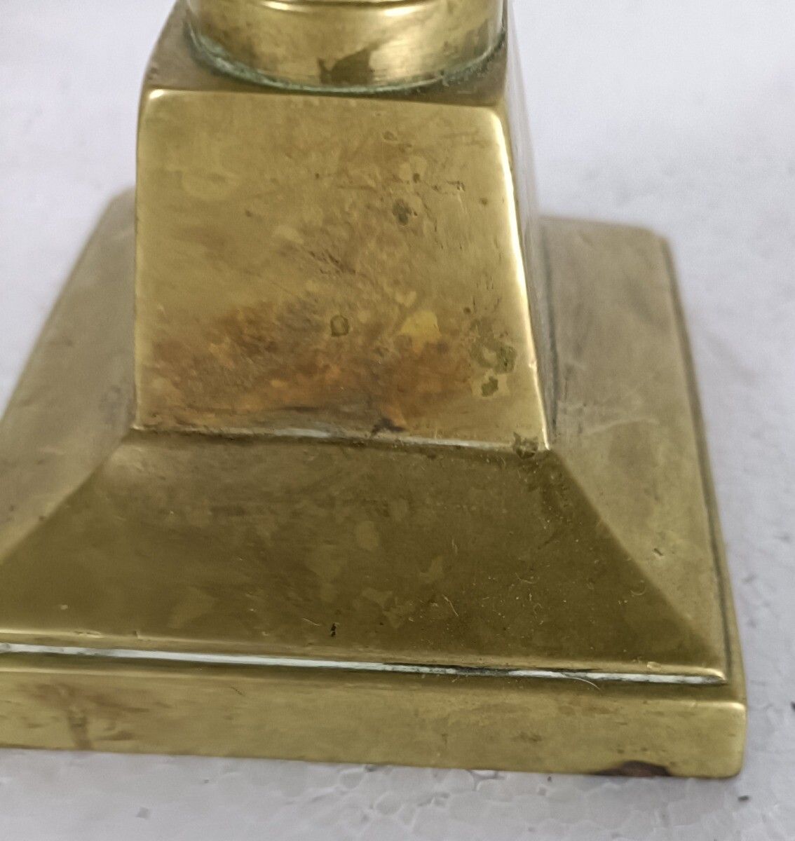 photo furniture Pair Of Candle Sticks Candle Holders Antique 1900s Jugendstil Brass