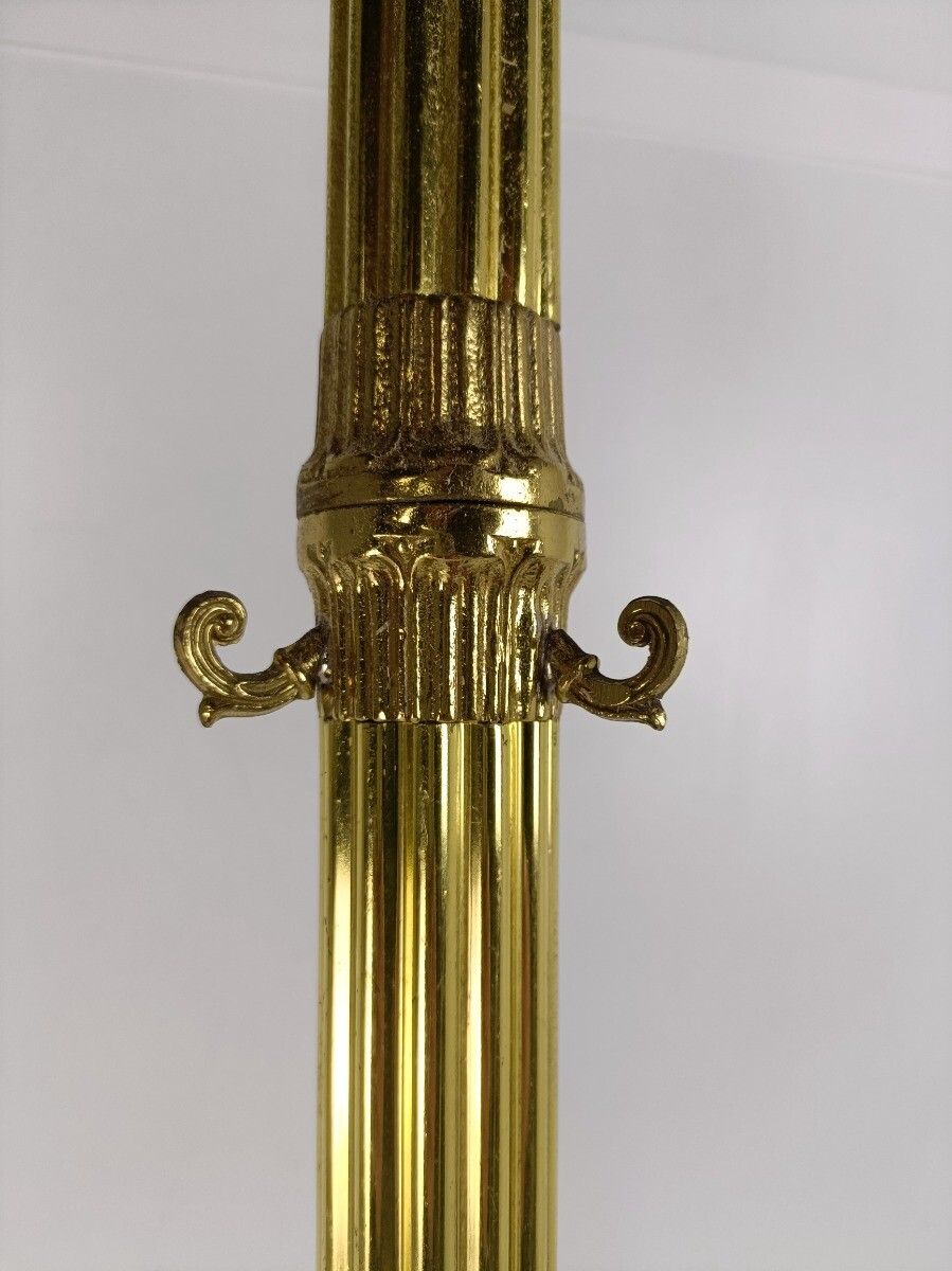Standing Hall Tree Coat Hallway Rack Brass Eyecatcher Mermaids Base Hollywood Re photo 728.0