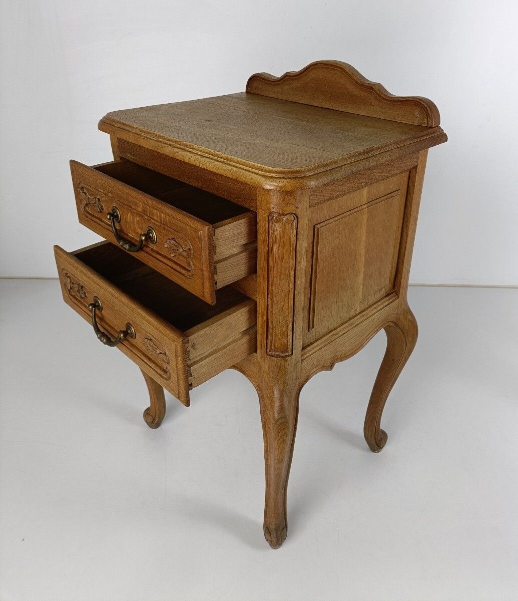 Vintage Nightstand End Table Mid Century Modern Wood Chest Of Drawers Cabinet Lo photo buy