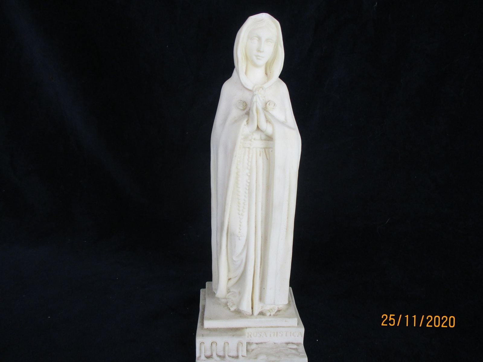 photo furniture Large Antique 1900 Vieux Paris Porcelain Bisque Statue Virgin Mary Madonna With