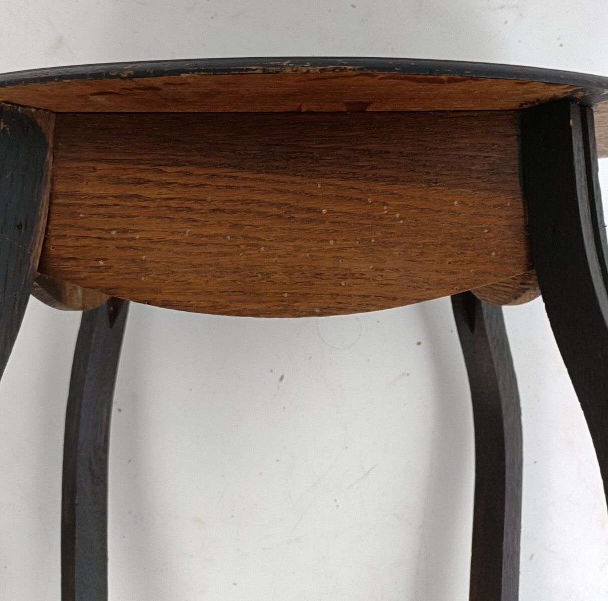 Antique Oval Two Tier Two Toned Pedestal Plant Stand Side Table Elegant photo buy