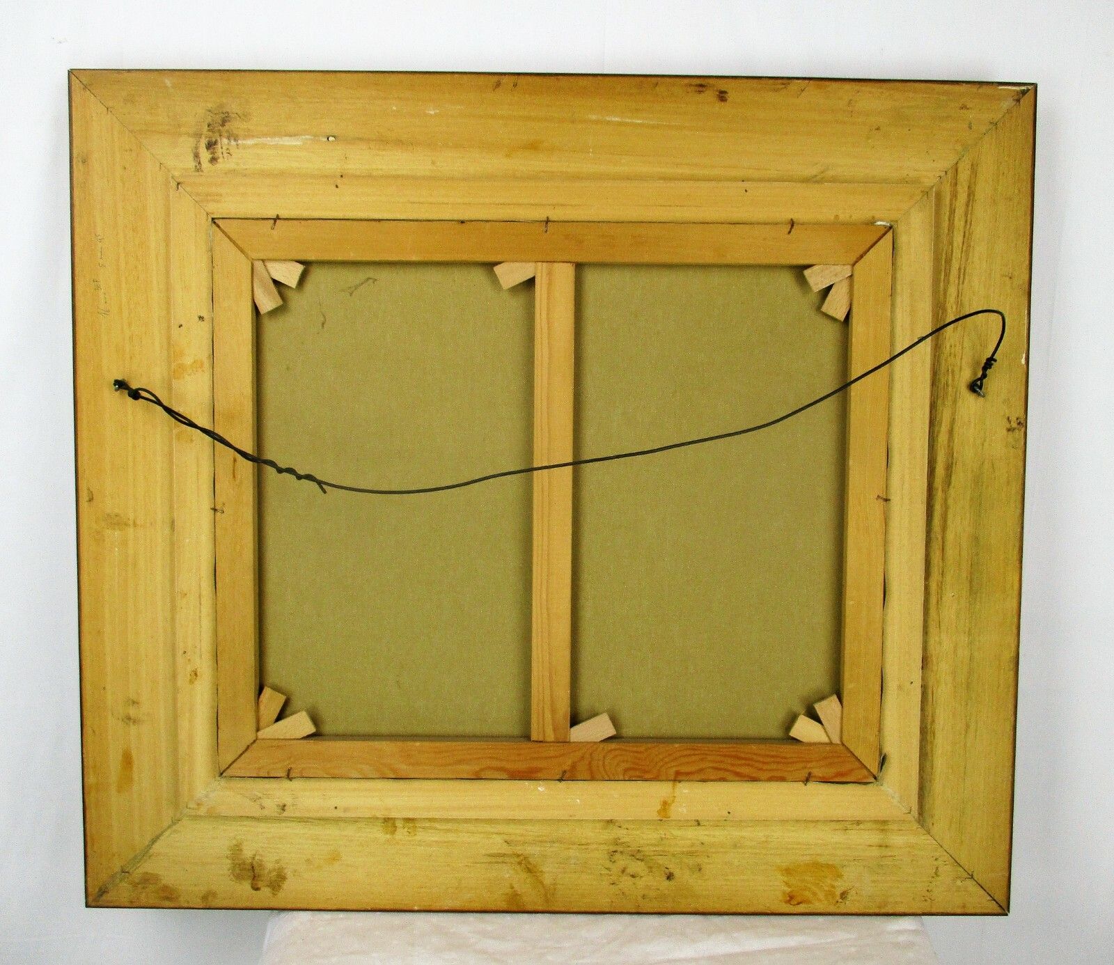 photo furniture Large Oil Painting  Canvas Framed Gorgeous Frame Signed Still Life Bouquet