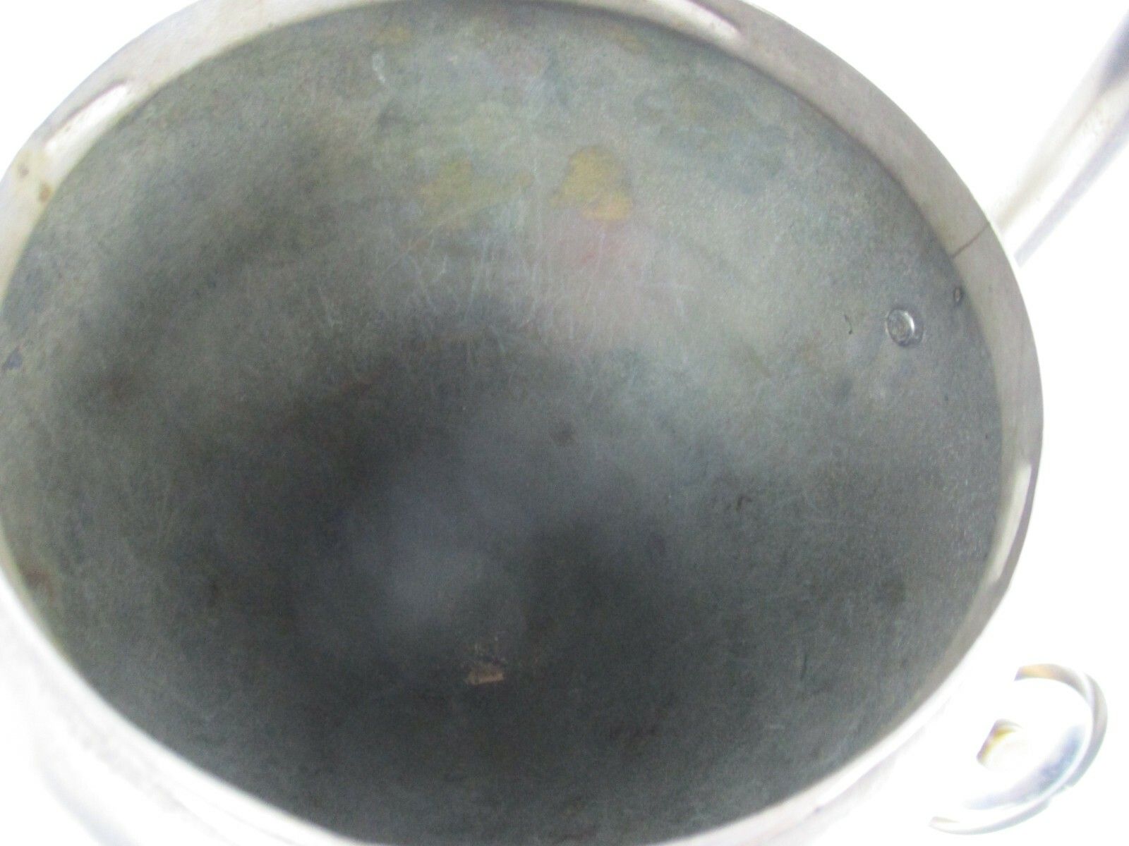photo for sale Funky Mid Century Modern Standing Push Ashtray Marked Metawa Holland Chrome