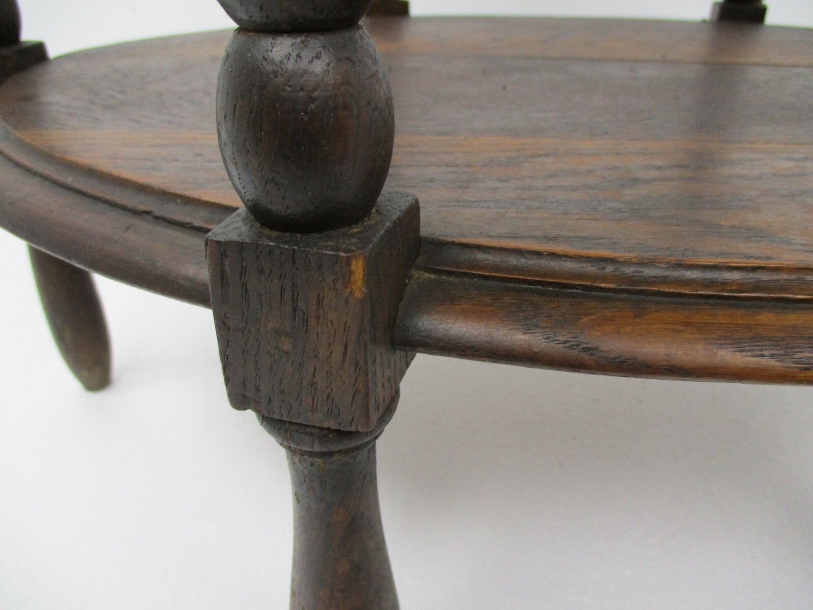 Ornate Hand Carved Wooden Table 6 Legs Bobbin Legs Coffee Side Table Wow photo buy