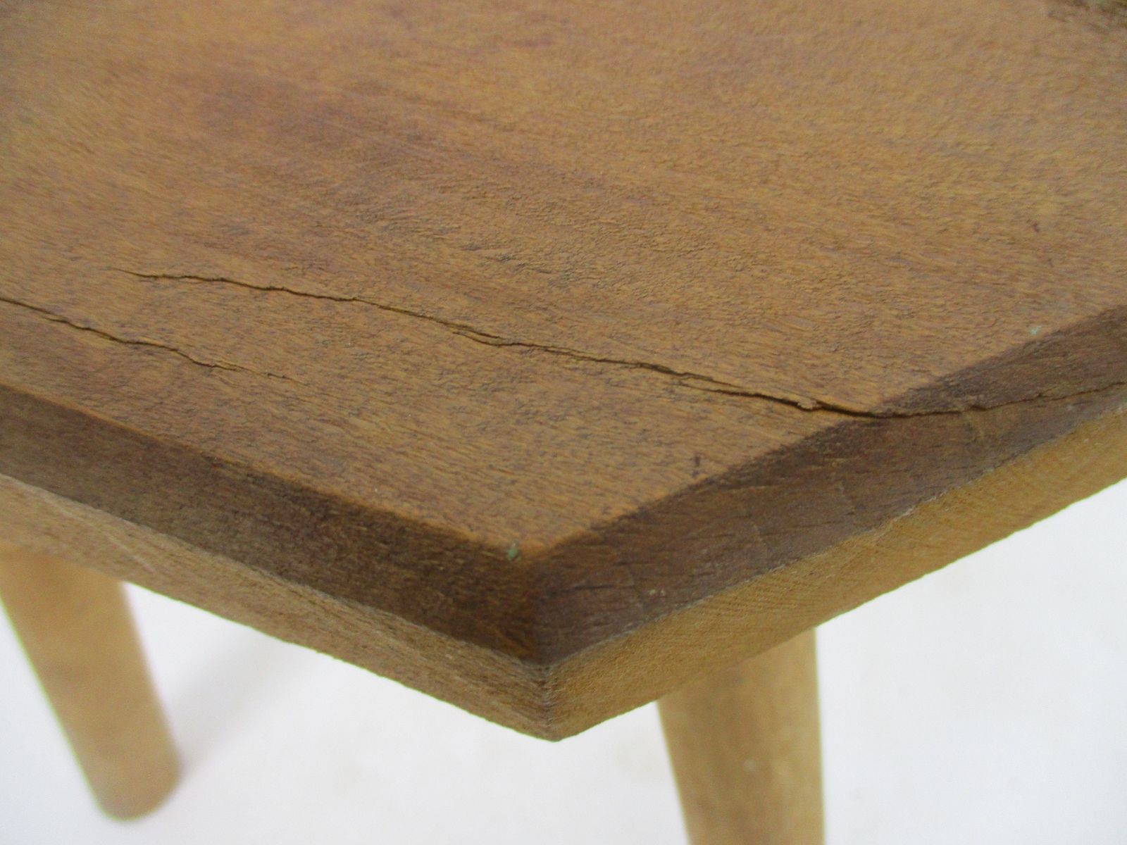 Old Milk Milking Stool Farmhouse Country Barn Style Side Display Table Pedestal photo vinterior