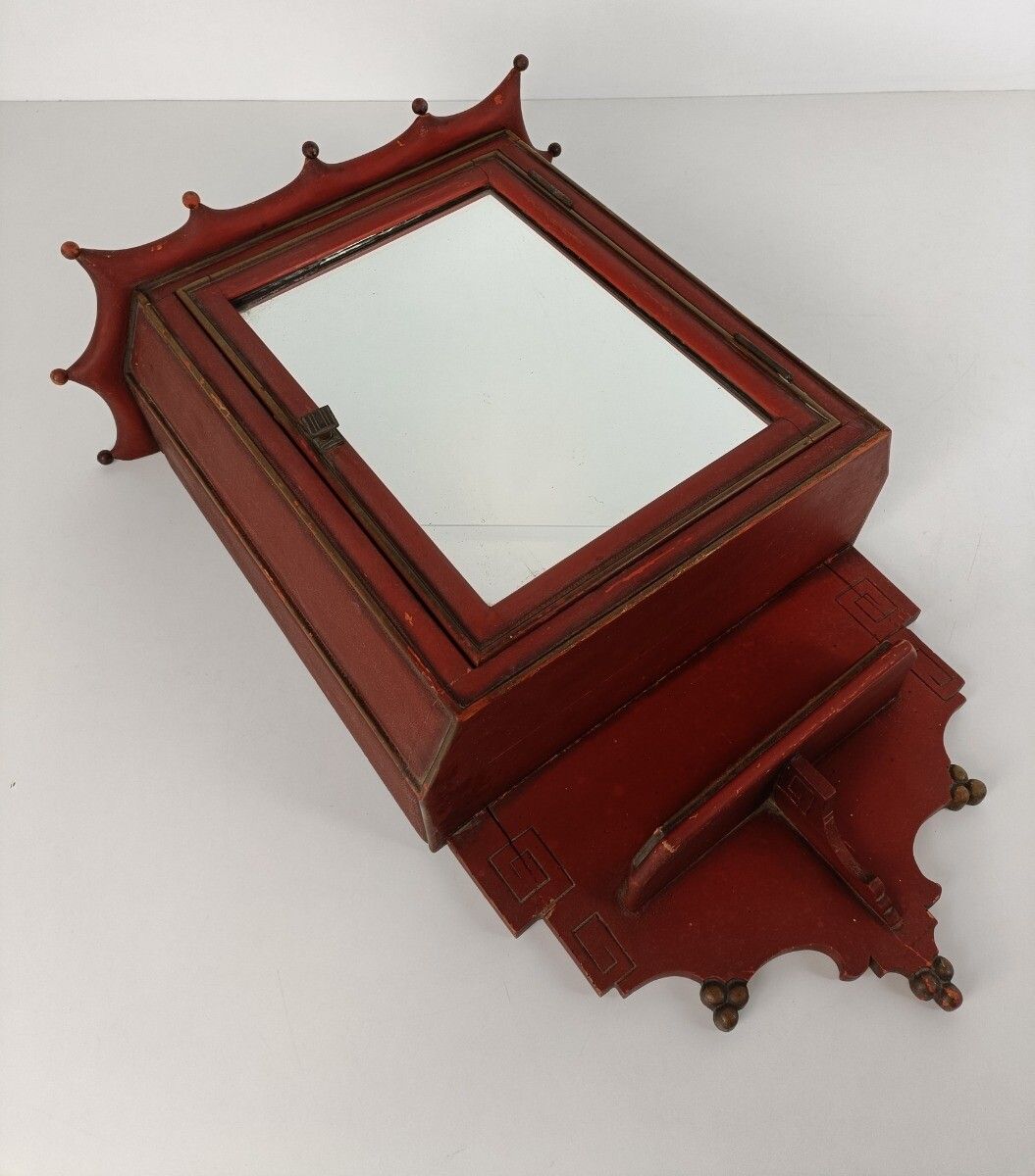 Medicine Apothecary Pharmacy Cabinet Chinese Style, Wood, Bathroom Kitchen Moder photo for sale