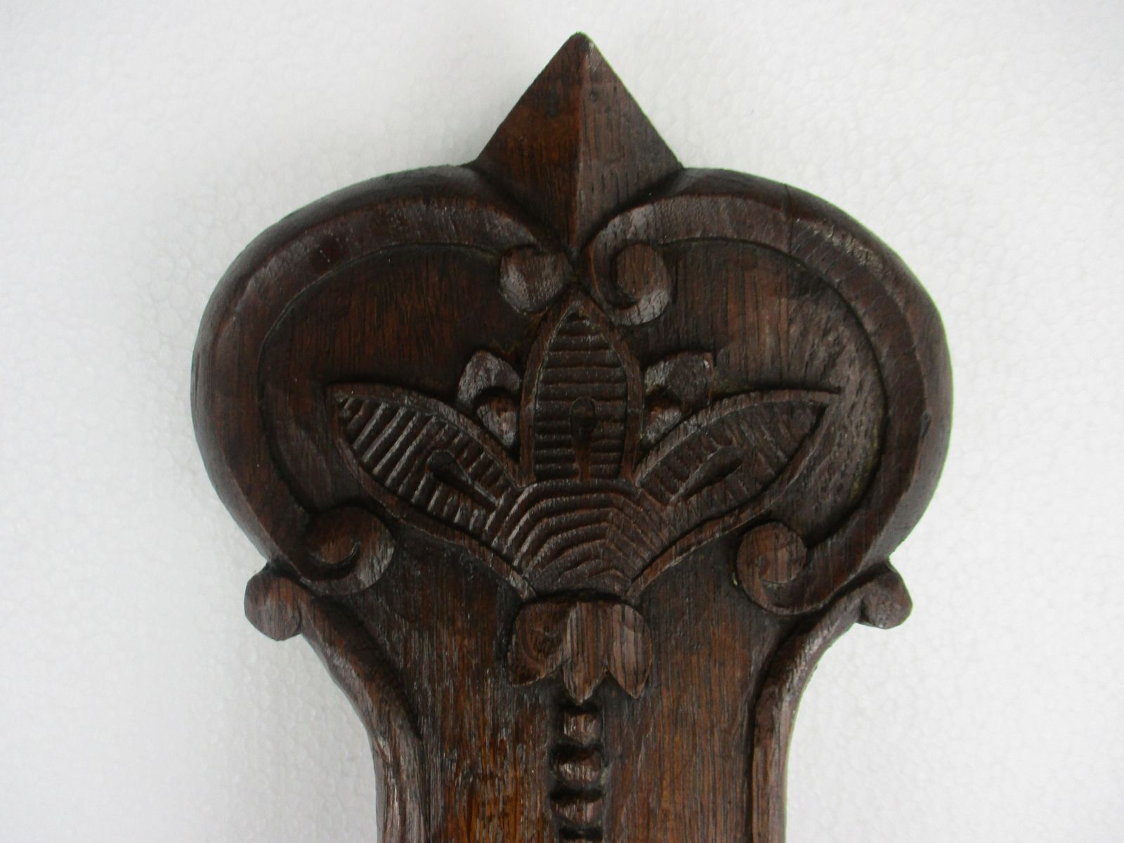 Xl Hand Carved Wood Hanging Ornate Church Chapel Crucifix Faux Brass Spelter  Co photo furniture