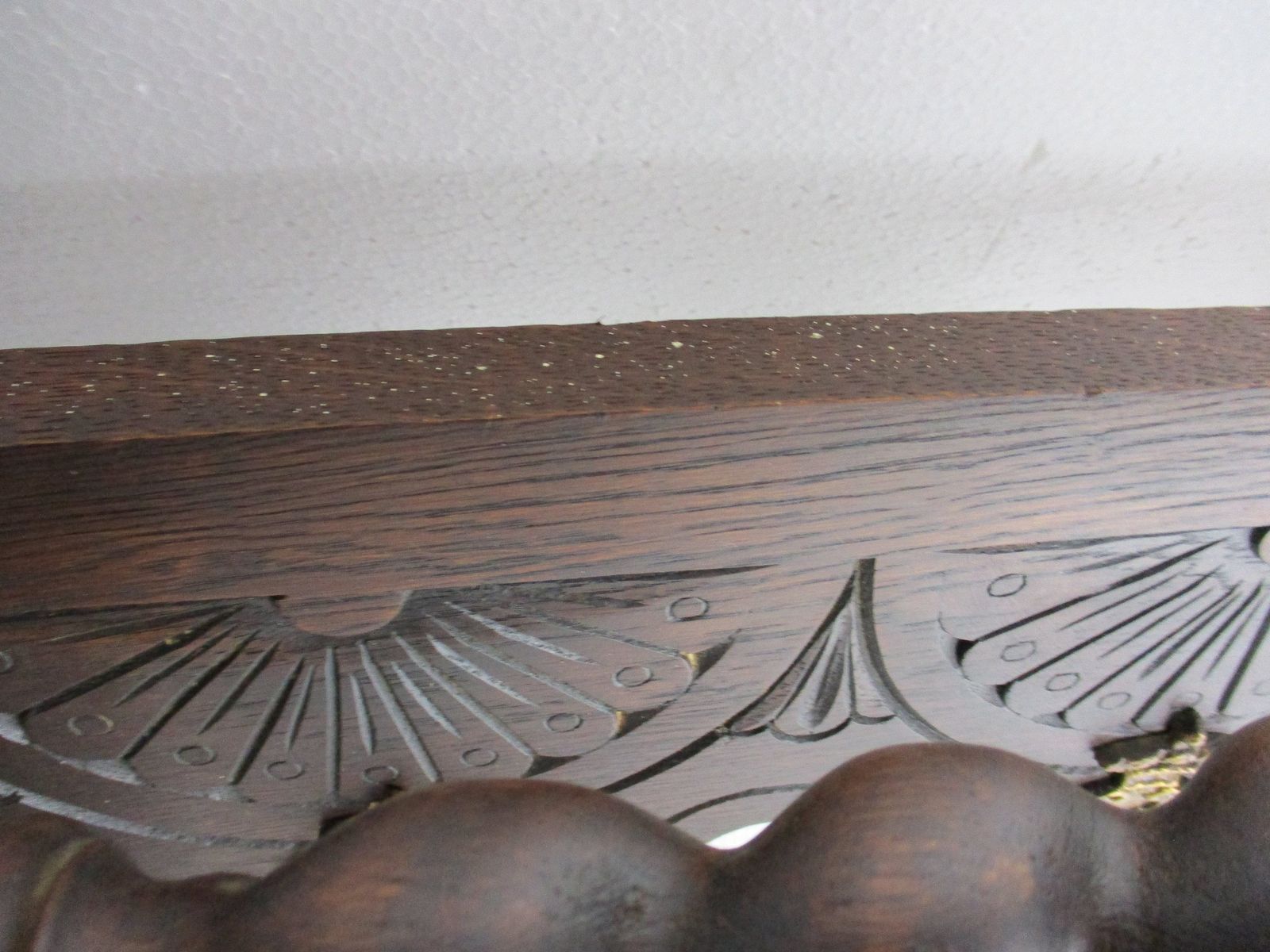 Hand Carved Wood Barley Twist  Coat Hat Rack Antique Gorgeous Extremely Rare B photo 384.0