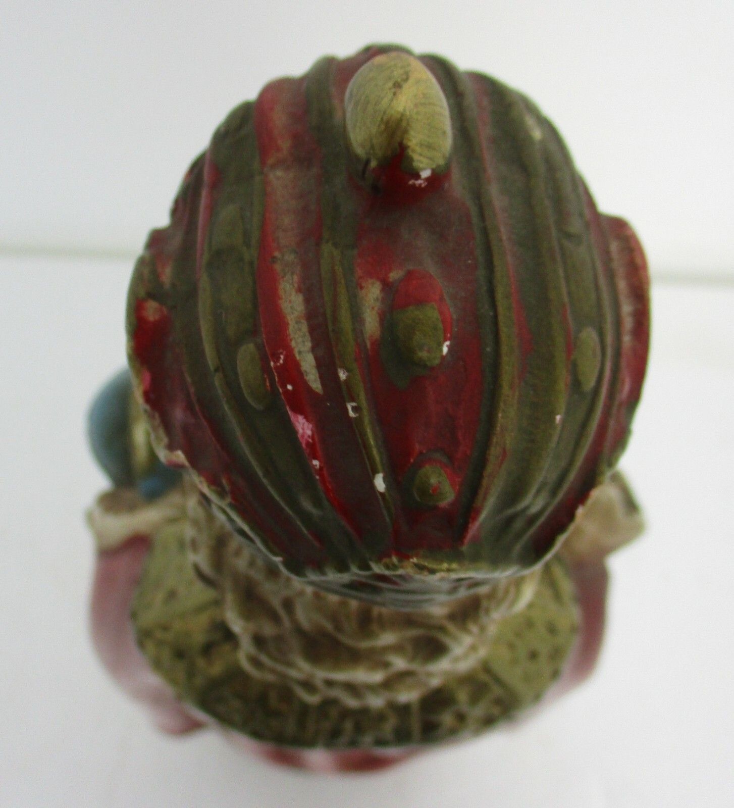 Statue Infant Of Prague Infant Jesus Santo Nino Plaster Collector 30s 14.37" photo vintage