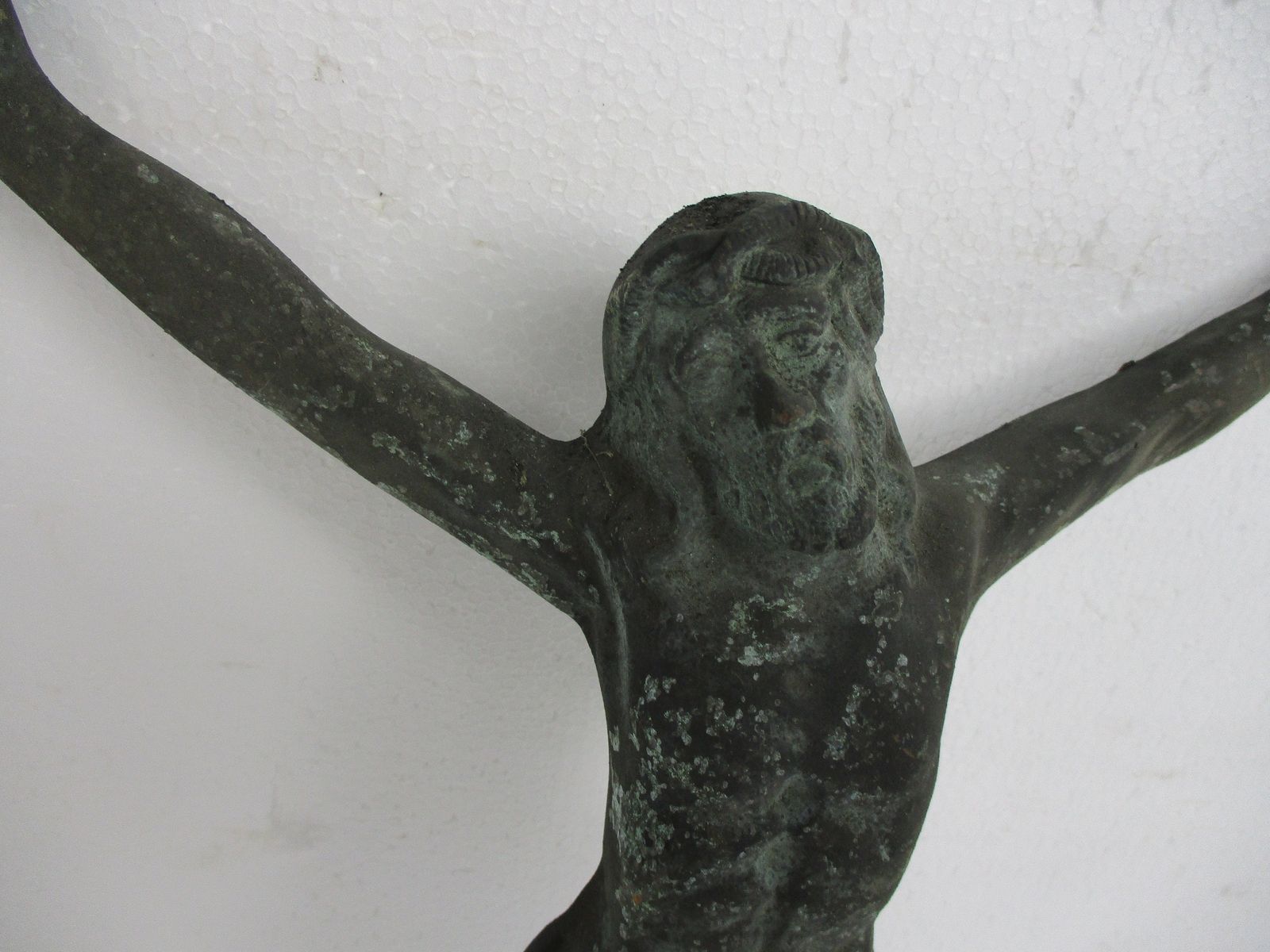 Gorgeous Antique Brass Bronze Corpus Jesus Christ Church 19th 20th Century 18.3& photo furniture