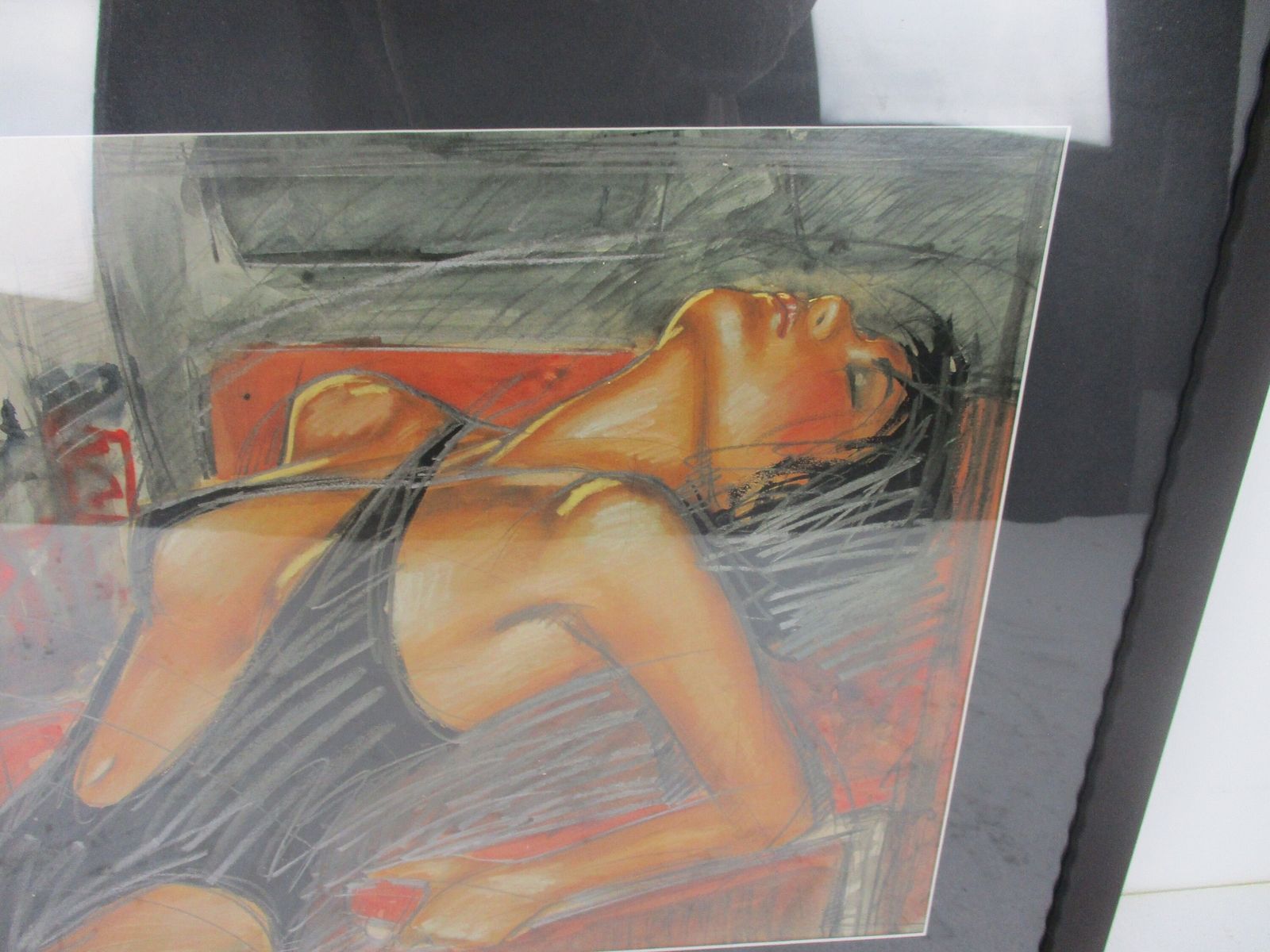 Print Hand Signed Nico Vrielink Sexy Woman Bathing Suit photo for sale