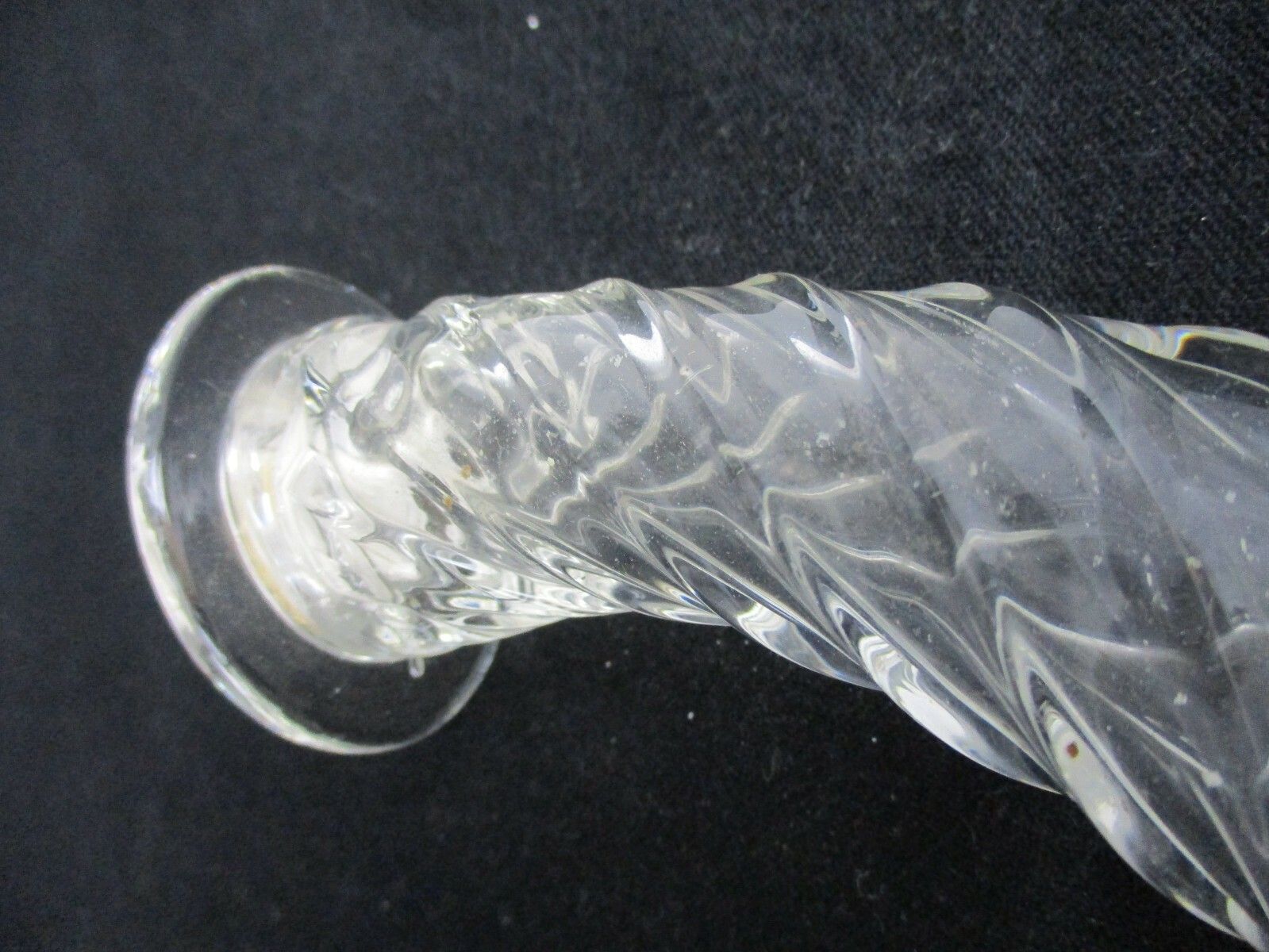 Venetian Murano Piece Chandelier Arm Hand Blown Clear Twisted  Glass Reclaimed photo furniture
