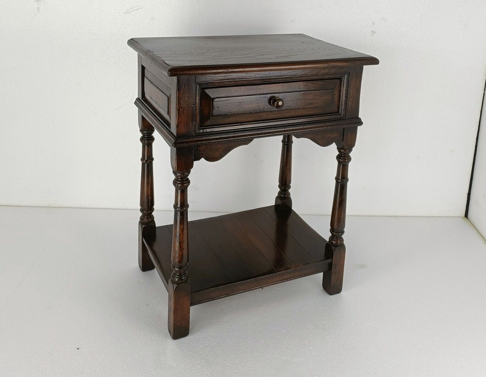 Antique Desk Cabineet Hallway Furniture, Side Table Two Tier Barn Style Gorgeous photo furniture